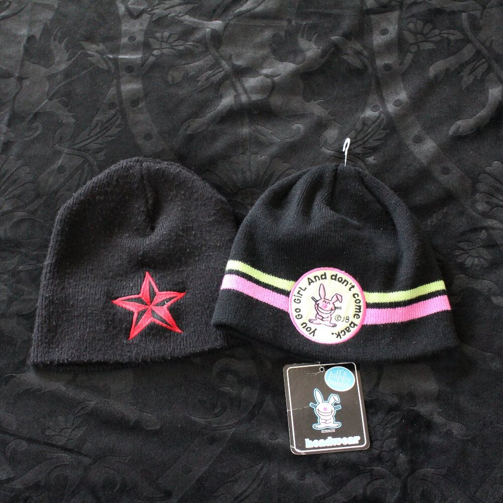 *Winter Is Coming* Hot Topic Y2K Beanie Hats